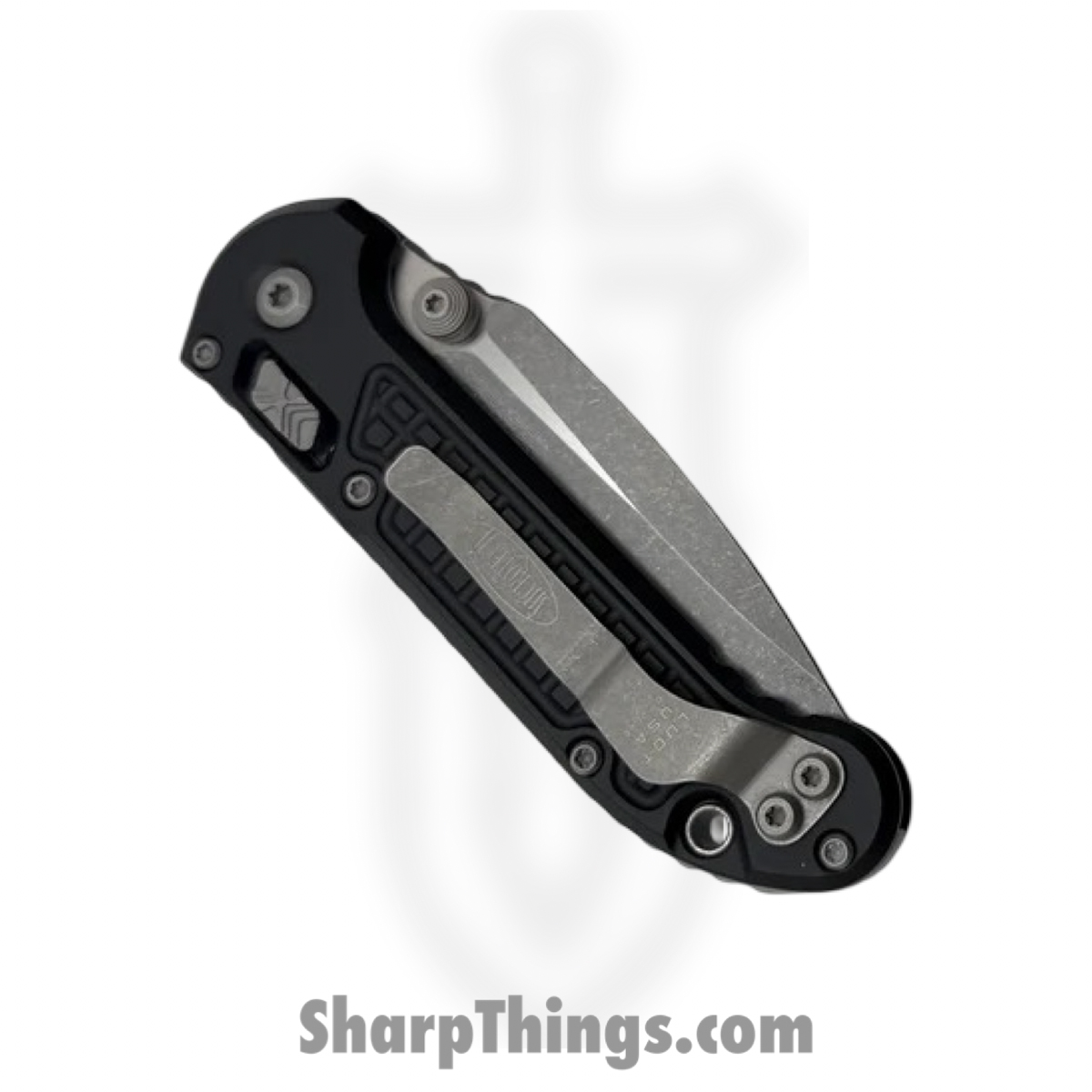 Microtech - 1135RL-10APFR - LUDT - Folding Knife - M390MK Apocalyptic Drop Point - Frag Aluminum - Black - Image 4