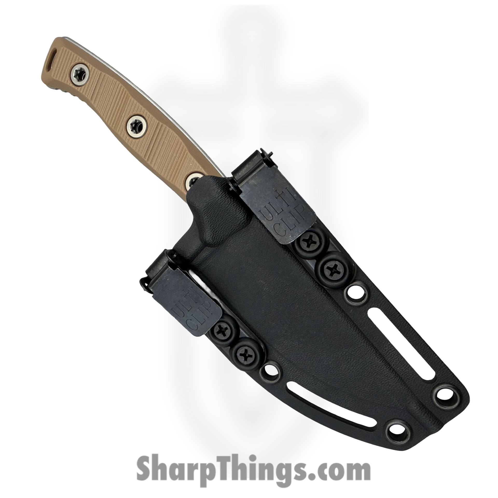 Microtech - 95-10DE-5 - Akris - Fixed Blade Knife - M390MK Stonewash Drop Point - G10 - Dark Earth - Image 5