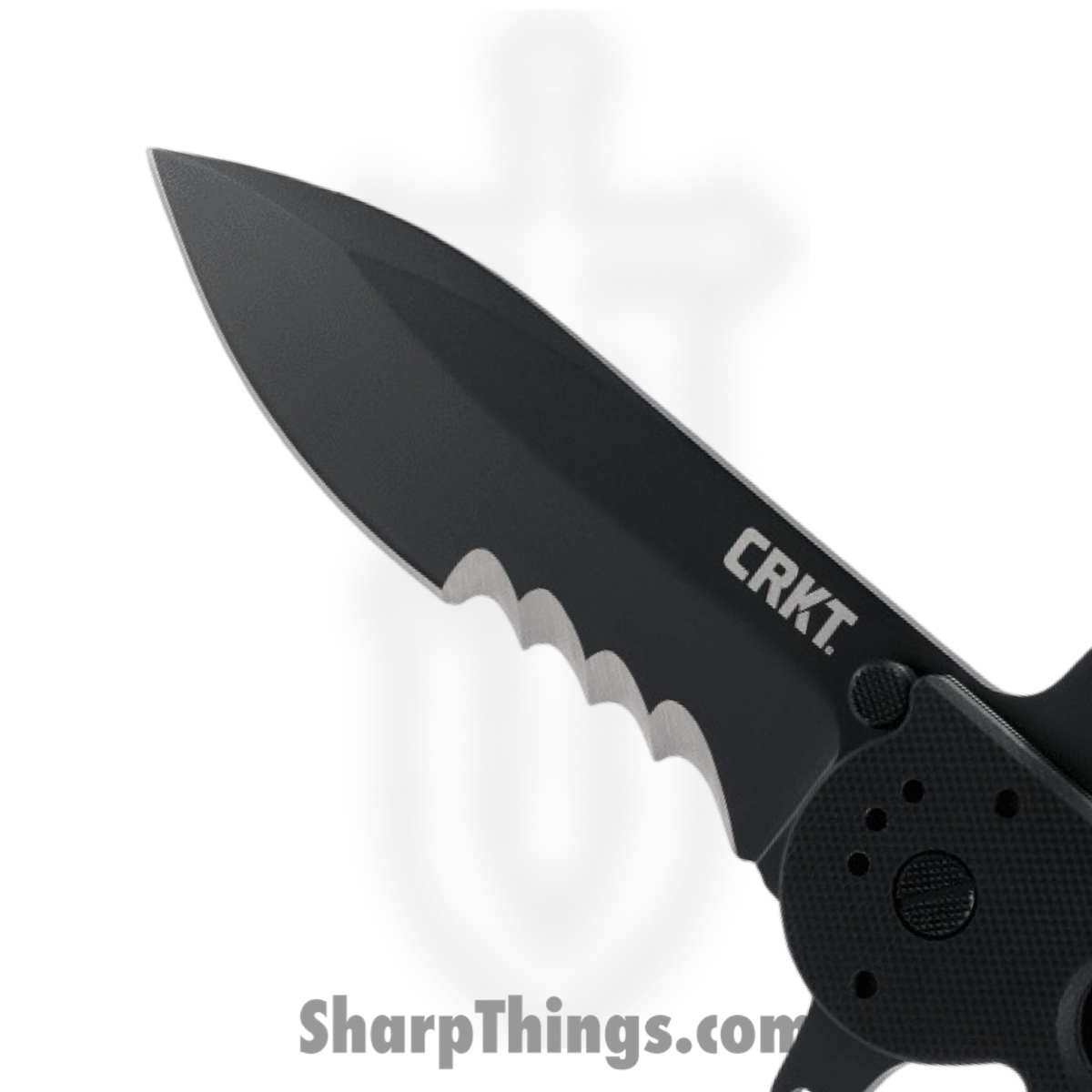 CRKT - CR2114SFG - M21 Special Forces - Folding Knife - 1.4116 Stainless Coated Spear Point Serrated - G10 - Black - Image 3