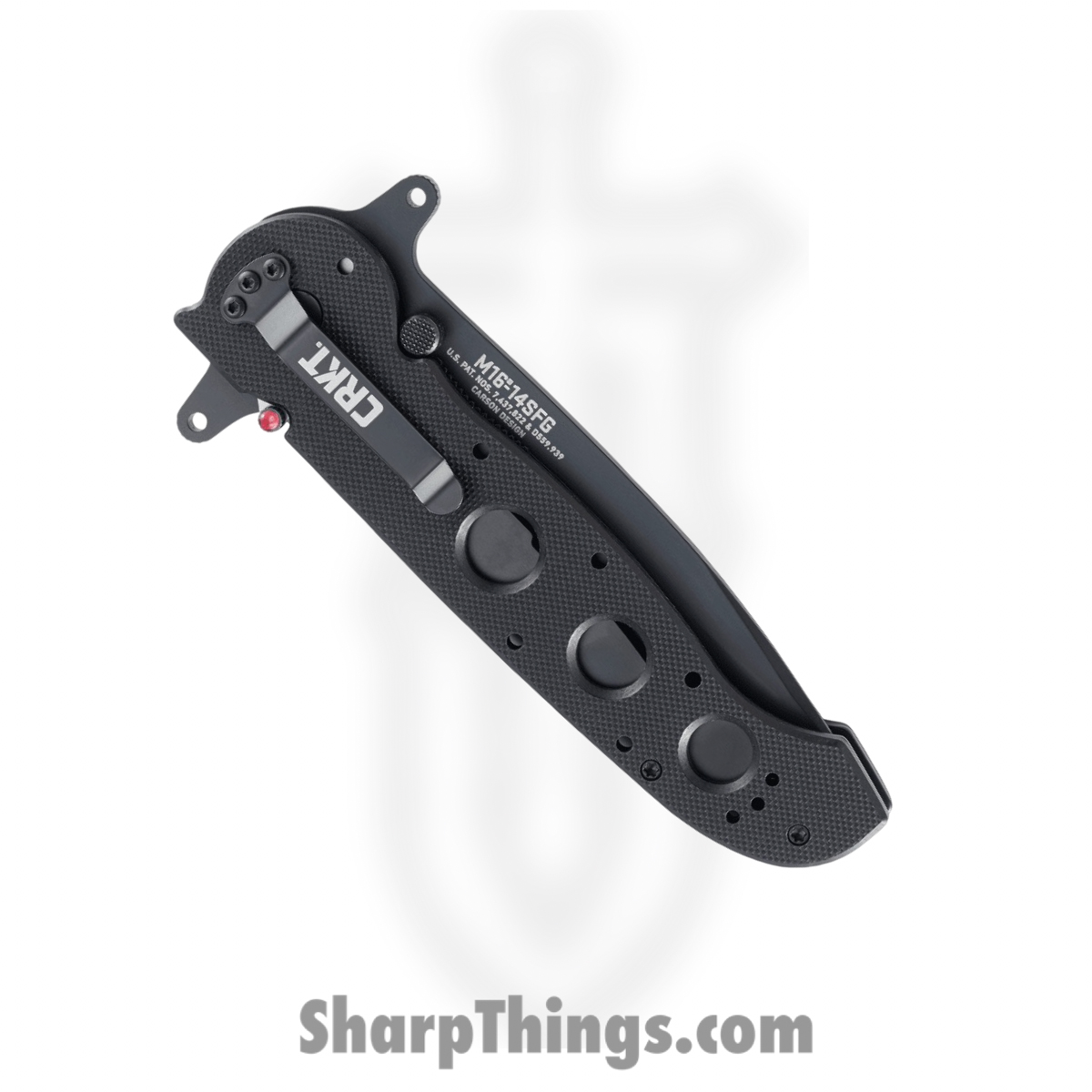 CRKT - CR2114SFG - M21 Special Forces - Folding Knife - 1.4116 Stainless Coated Spear Point Serrated - G10 - Black - Image 5