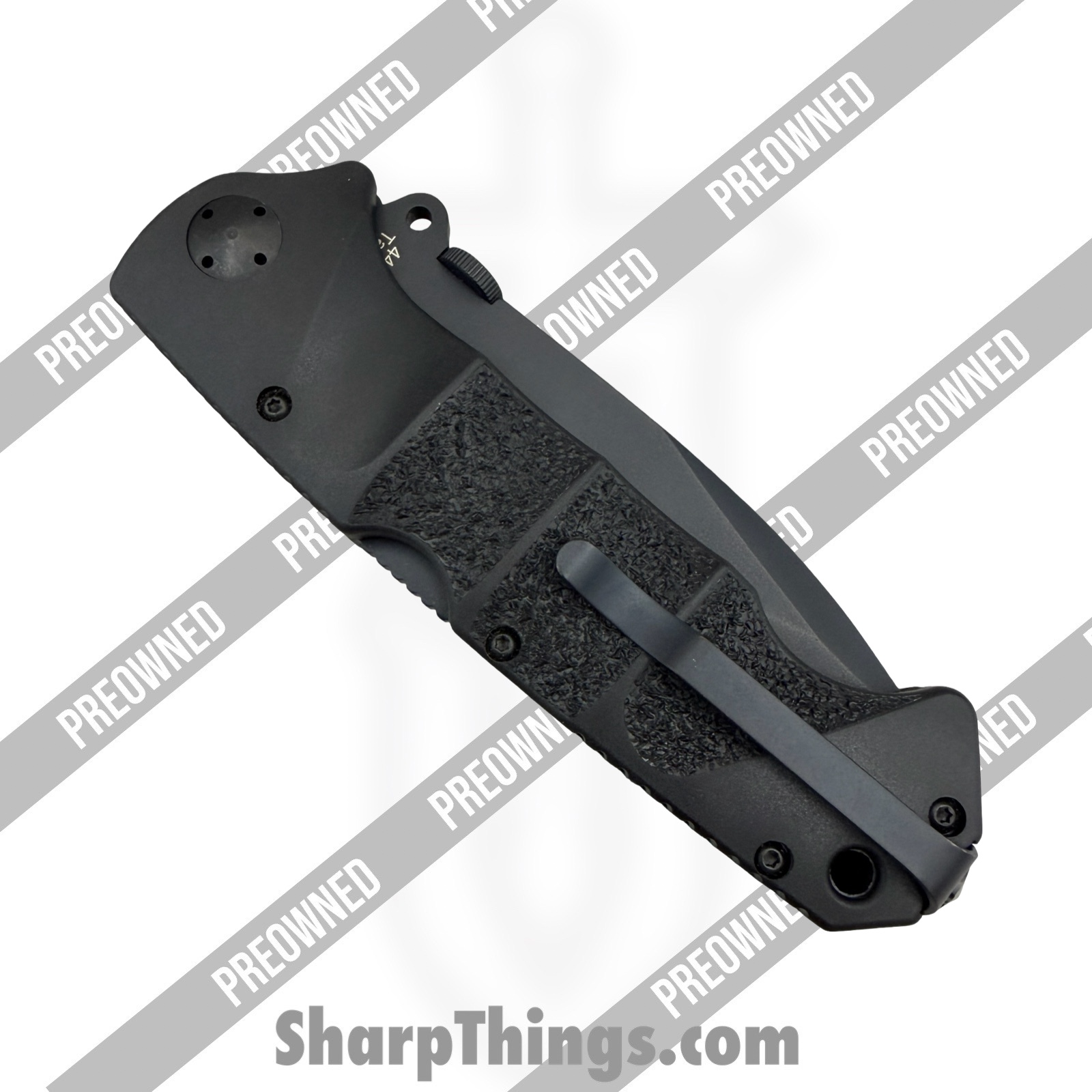 Boker Plus - PO01BO053 - Preowned RBB #0901 - Folding Knife - 440C SS Coated Clip Point - Polymer - Black - Image 11
