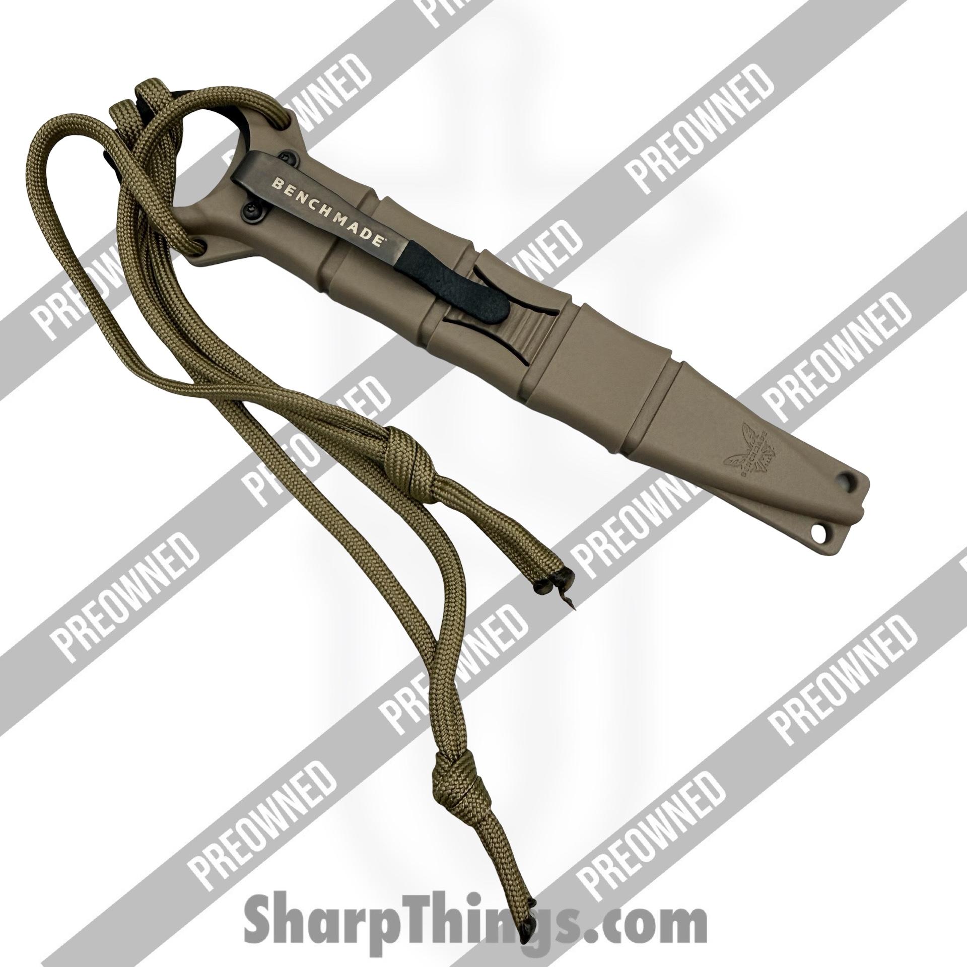 Benchmade - PO176BKSN - Preowned SOCP - Fixed Blade Knife - 440C SS Coated Dagger - Steel - Black - Image 8