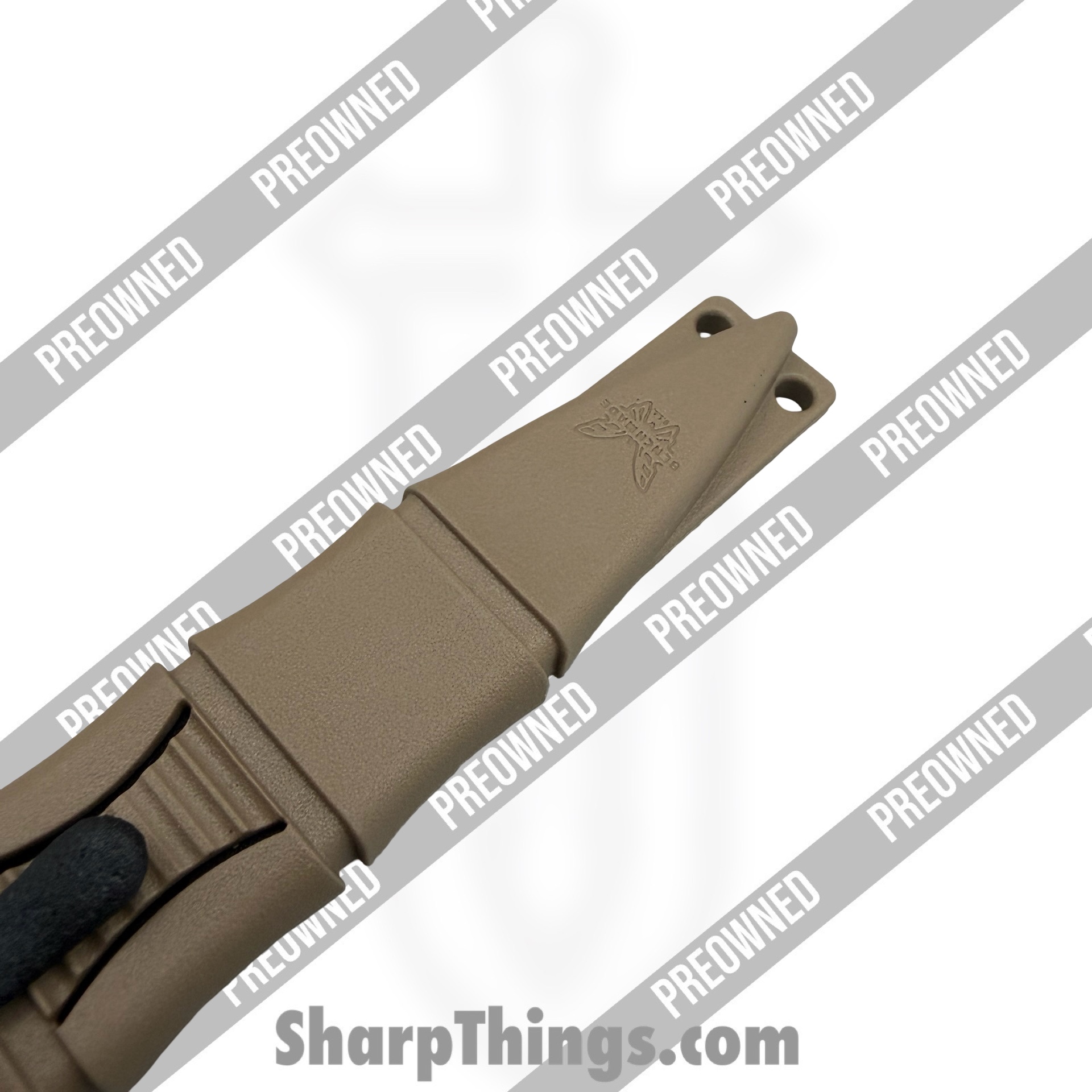 Benchmade - PO176BKSN - Preowned SOCP - Fixed Blade Knife - 440C SS Coated Dagger - Steel - Black - Image 6