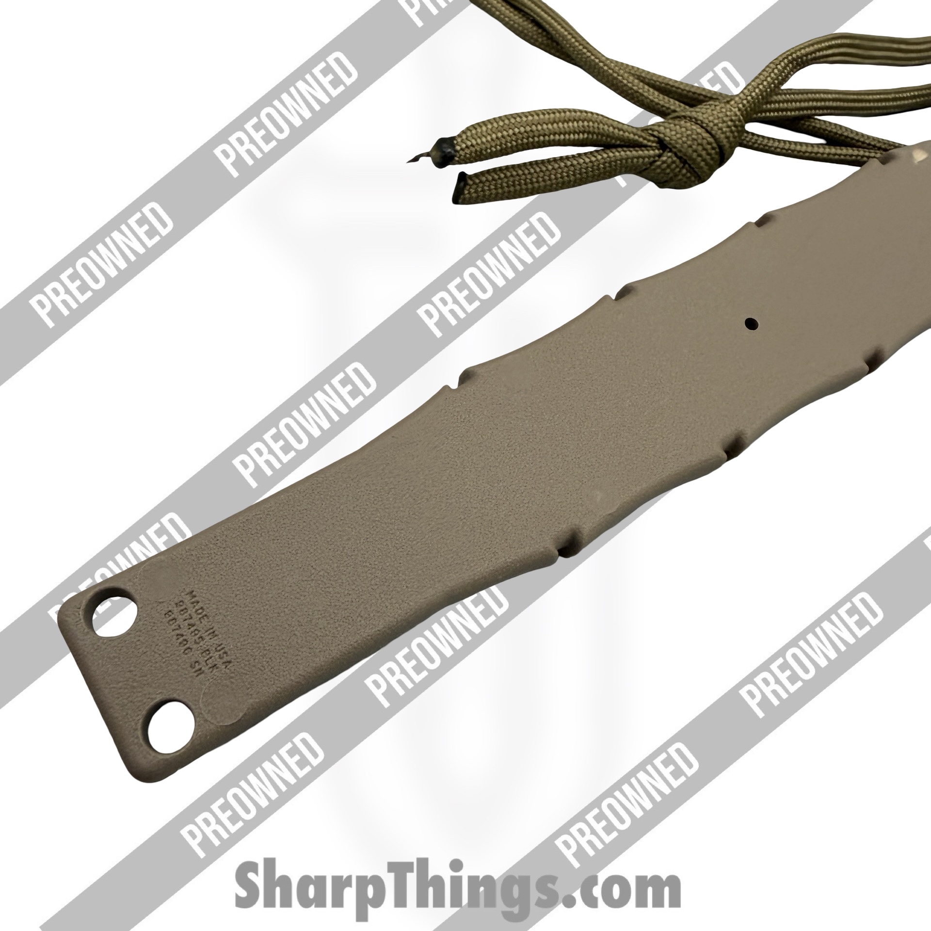 Benchmade - PO176BKSN - Preowned SOCP - Fixed Blade Knife - 440C SS Coated Dagger - Steel - Black - Image 4