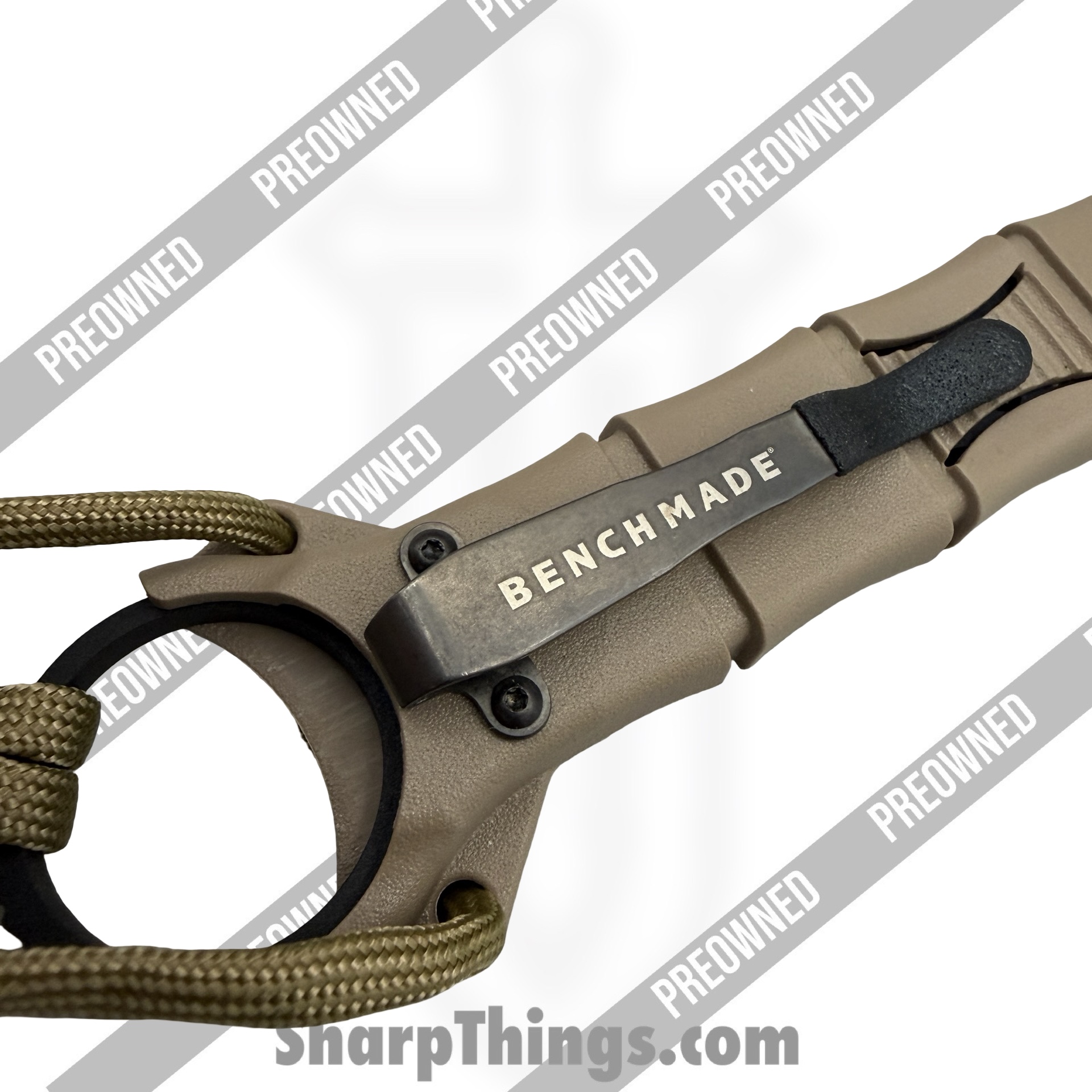 Benchmade - PO176BKSN - Preowned SOCP - Fixed Blade Knife - 440C SS Coated Dagger - Steel - Black - Image 3