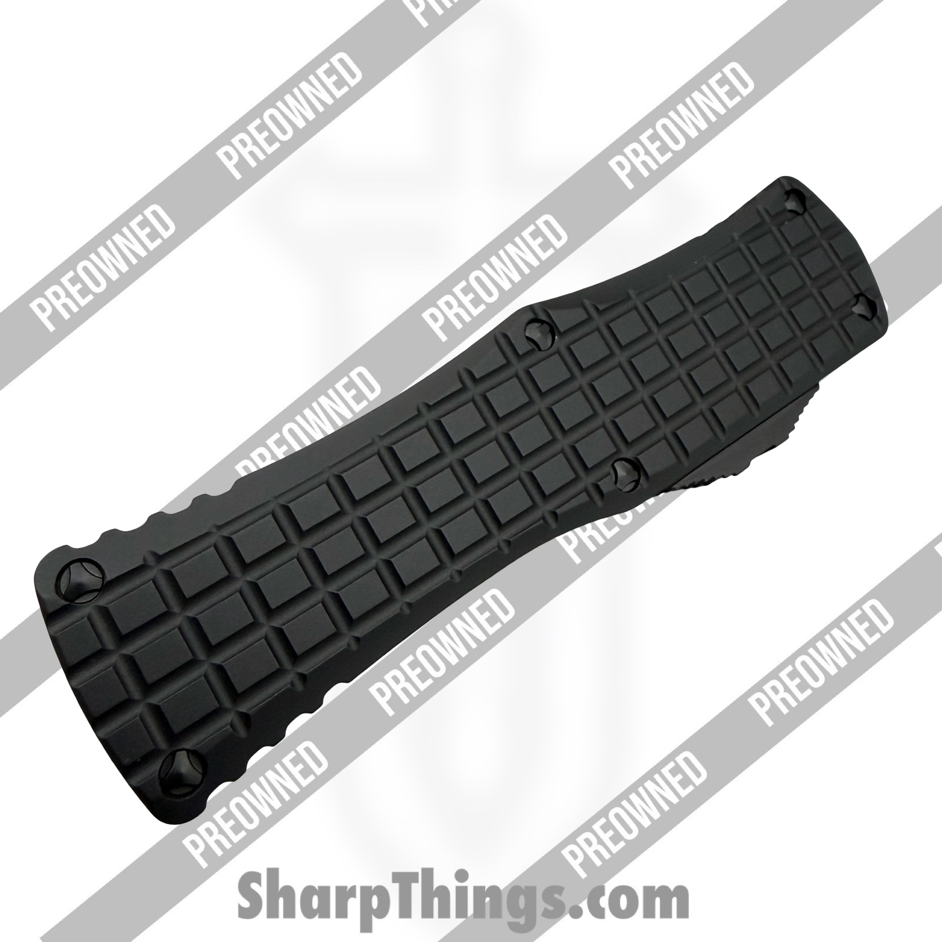 Microtech - PO703-1TFRS - Preowned Hera Frag - Folding Knife - M390 Coated Drop Point - Aluminum - Black - Image 12
