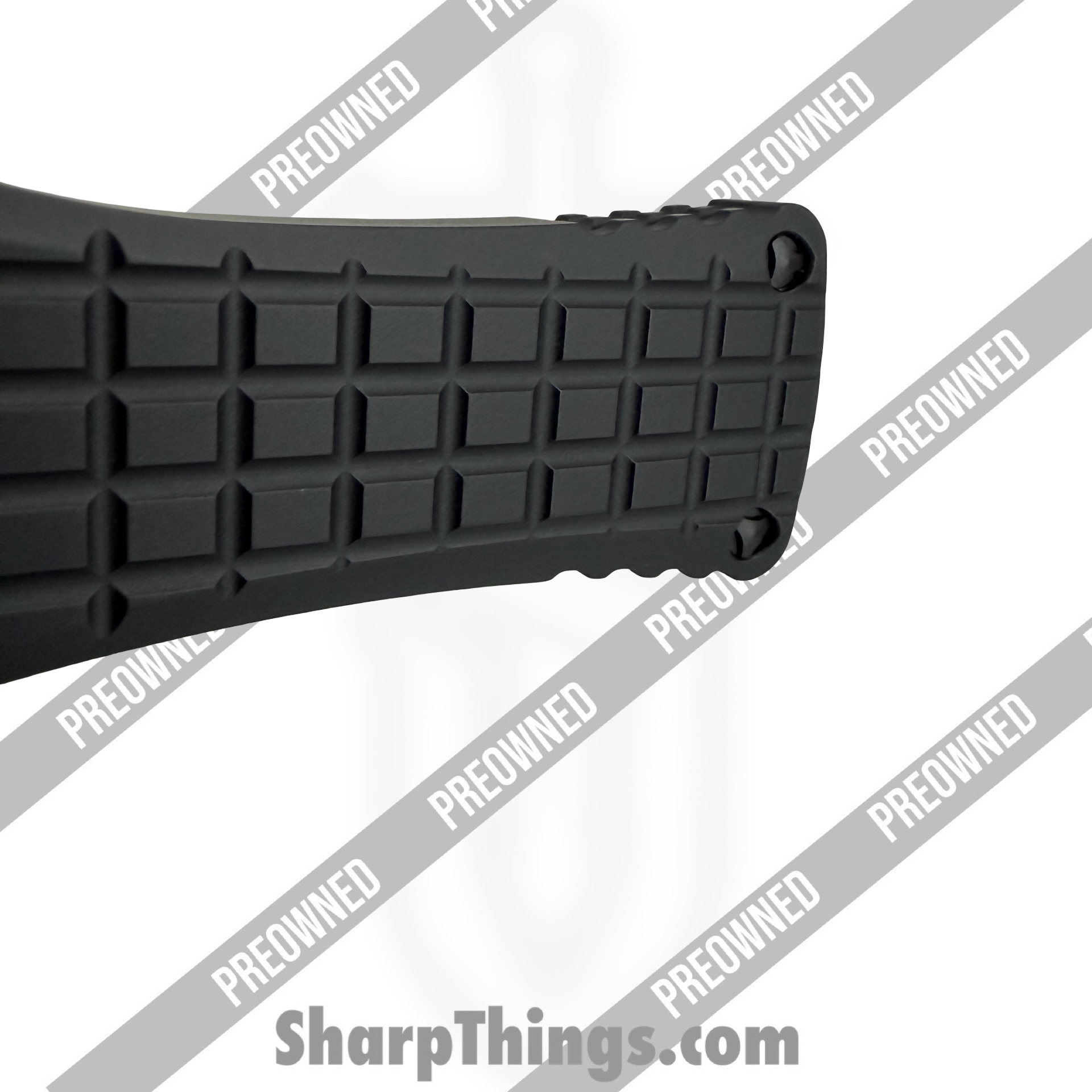Microtech - PO703-1TFRS - Preowned Hera Frag - Folding Knife - M390 Coated Drop Point - Aluminum - Black - Image 8