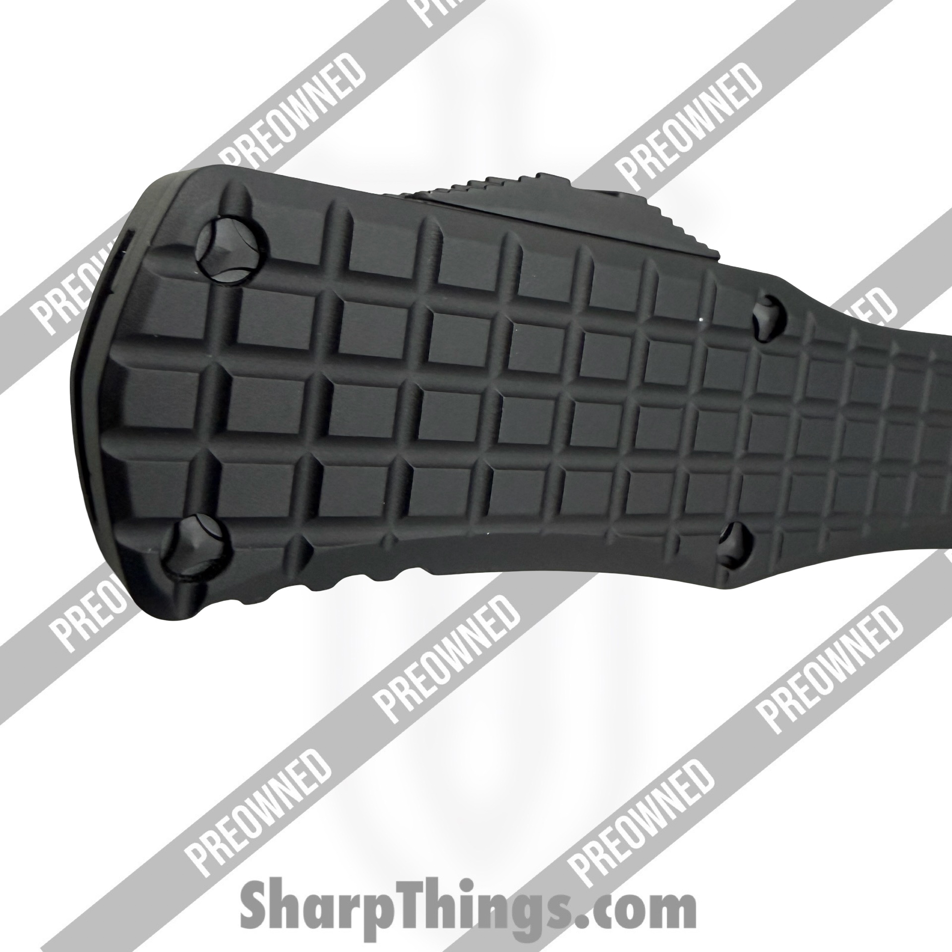 Microtech - PO703-1TFRS - Preowned Hera Frag - Folding Knife - M390 Coated Drop Point - Aluminum - Black - Image 7