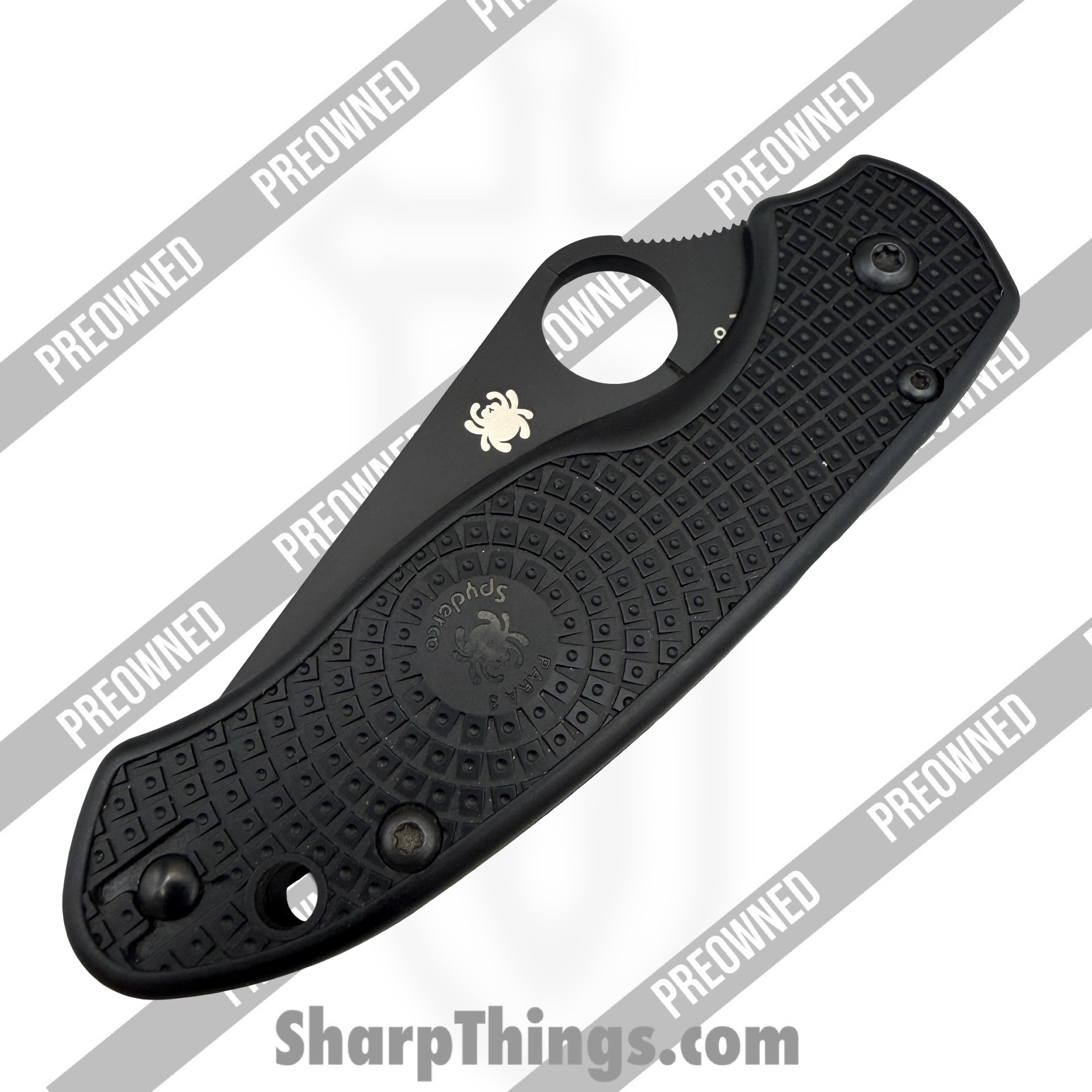 Spyderco - POC223PBBK - Preowned Para 3 Lightweight - Folding Knife - CTS-BD1N Coated Clip Point - Polymer - Black - Image 4