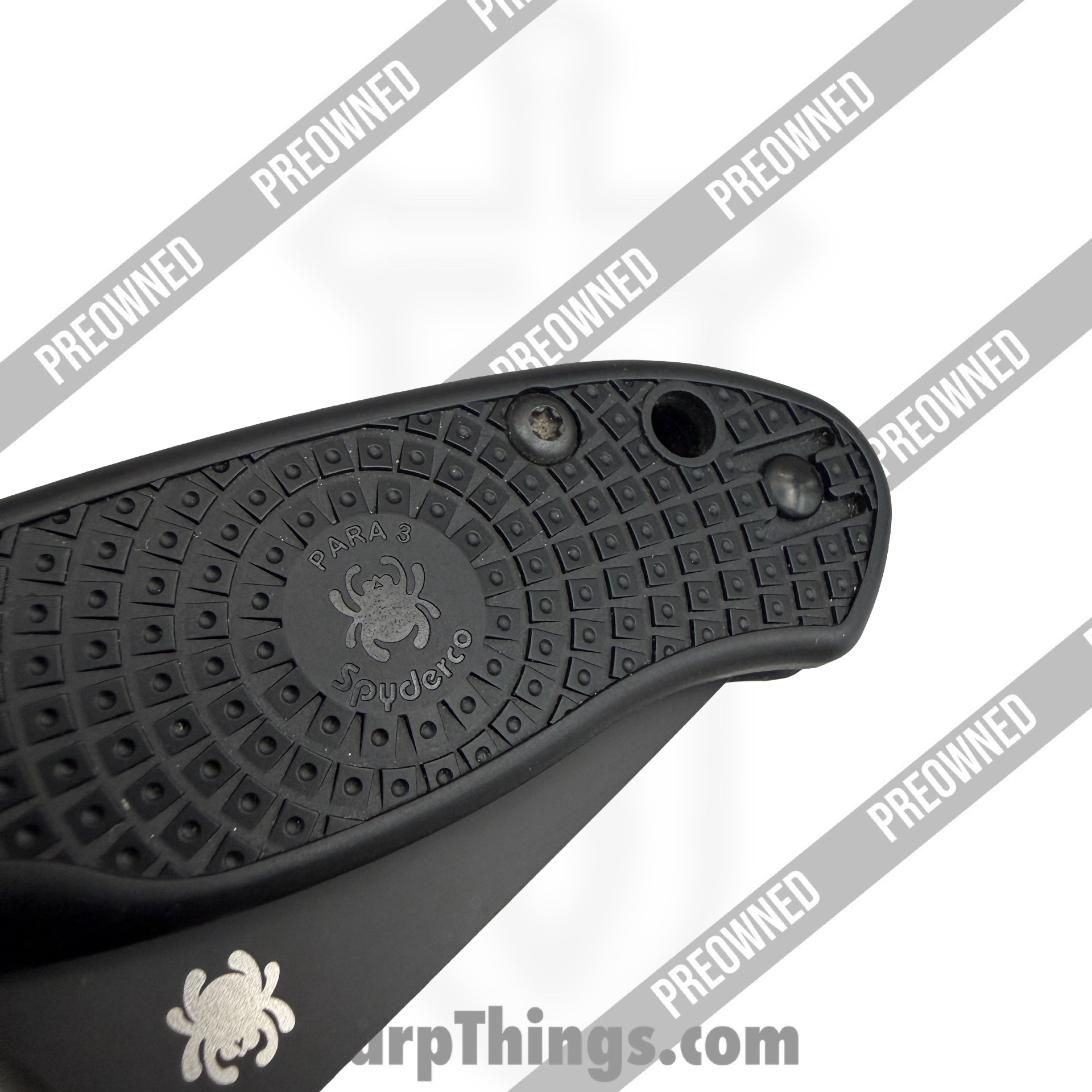 Spyderco - POC223PBBK - Preowned Para 3 Lightweight - Folding Knife - CTS-BD1N Coated Clip Point - Polymer - Black - Image 11