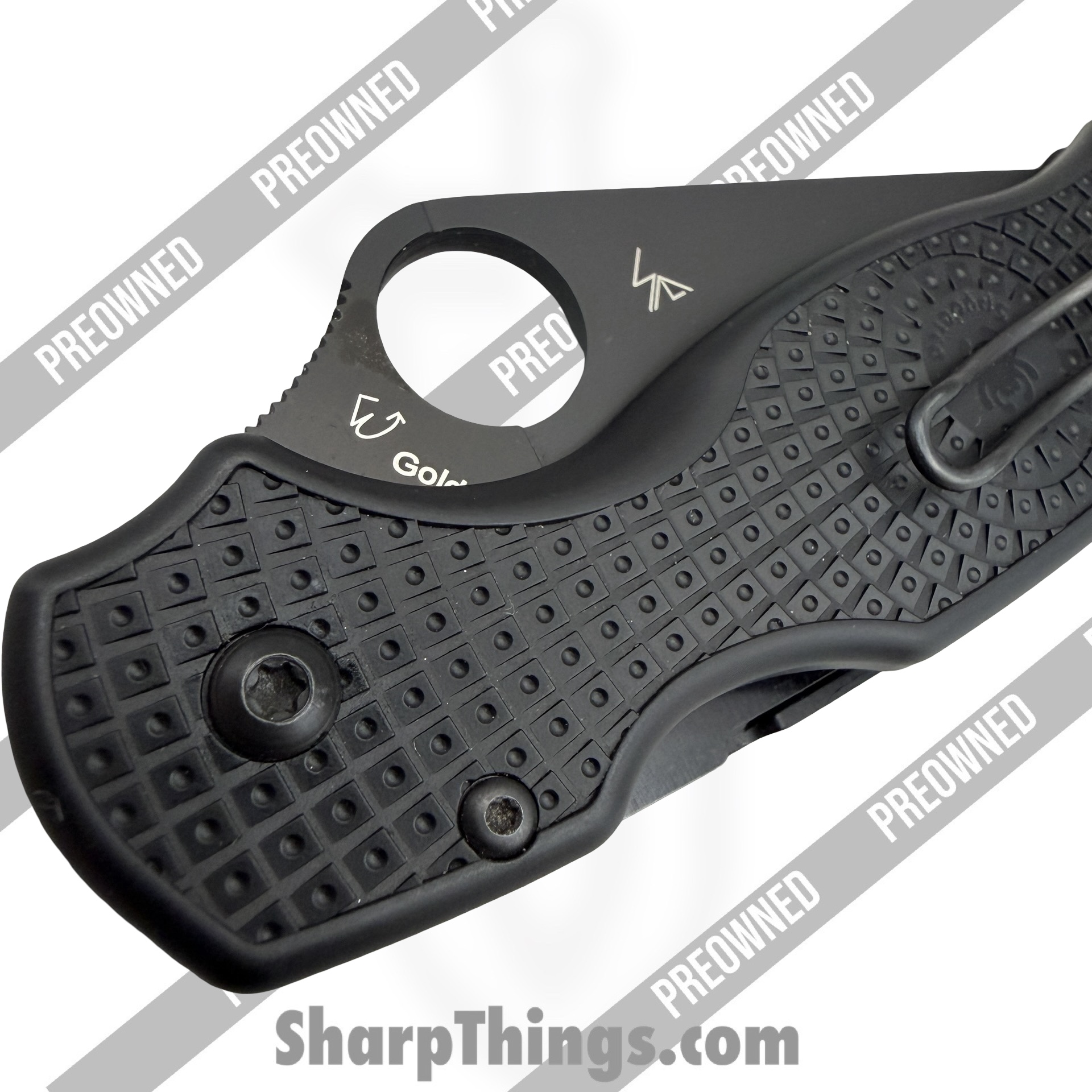 Spyderco - POC223PBBK - Preowned Para 3 Lightweight - Folding Knife - CTS-BD1N Coated Clip Point - Polymer - Black - Image 8