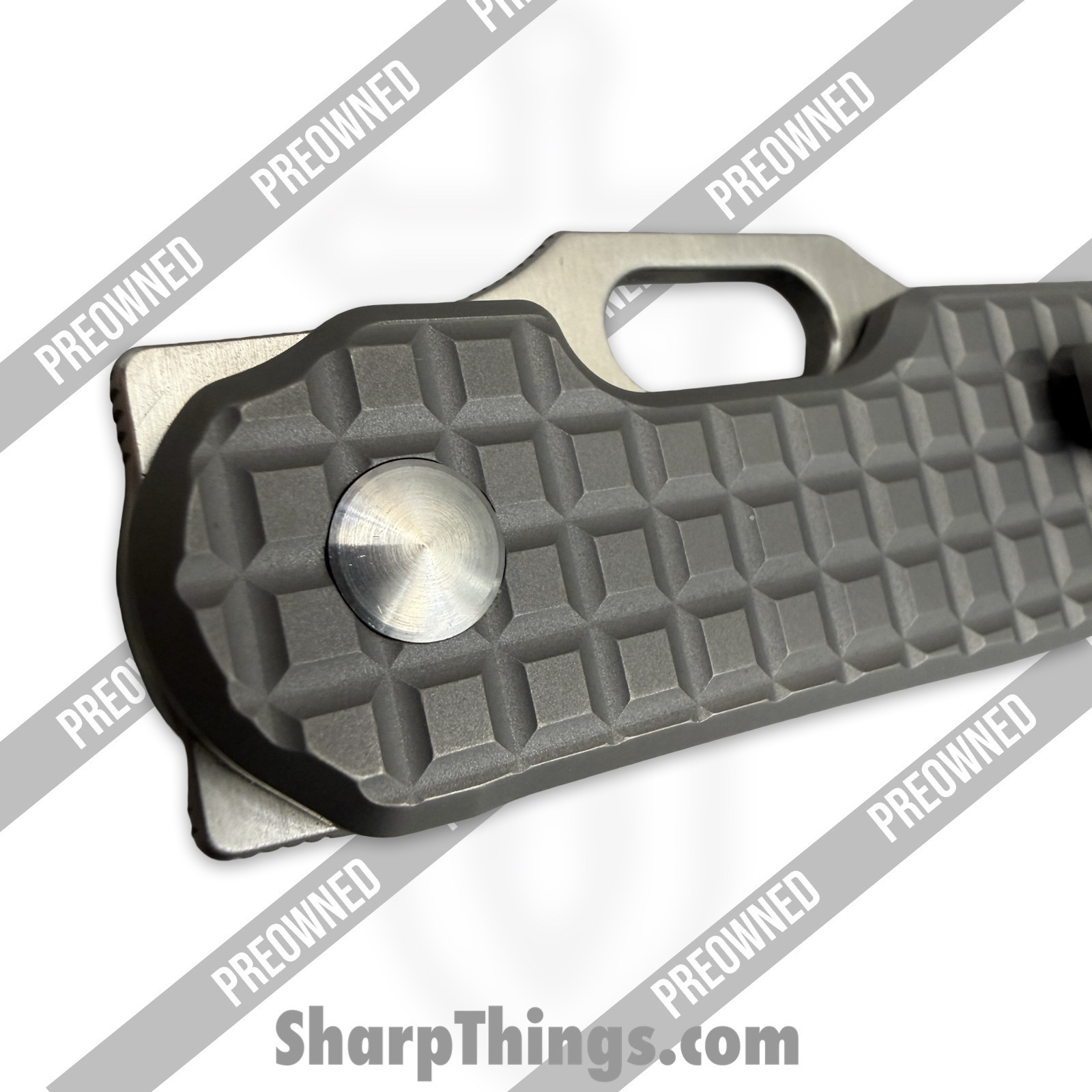 Kizer Cutlery - POKI4562A4 - Preowned Cormorant Ti - Folding Knife - 20CV Satin Clip Point - Titanium - Grey - Image 7