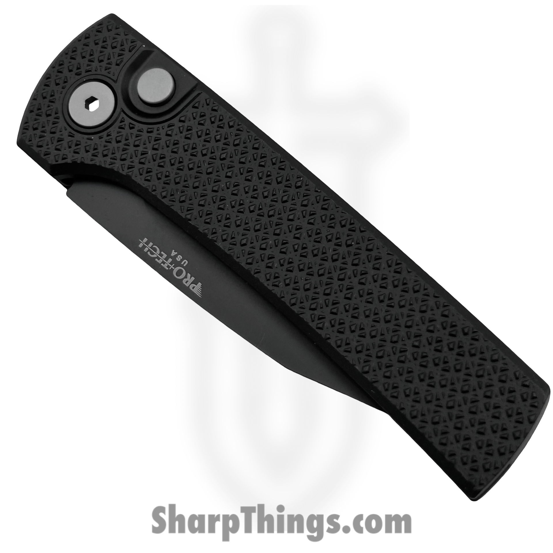 ProTech - RCS1106 - Ramon Chavez Scapegoat - Automatic Knife - CPM MagnaMax Coated Clip Point - Carbide Aluminum - Black - Image 3