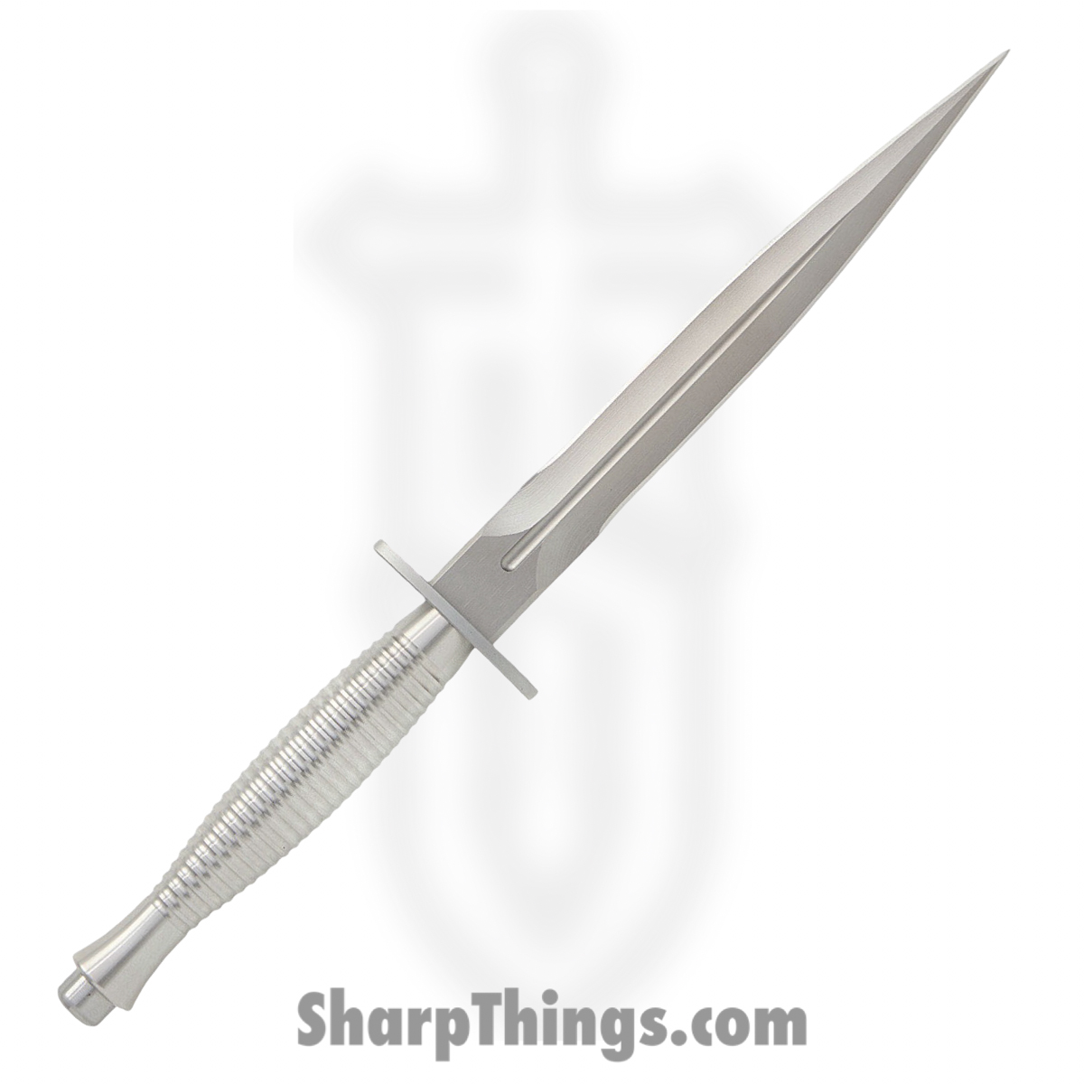 Spartan Blades - SB60SSSSKYBK - Spartan Ronin F/S - Fixed Blade Knife - CPM Stainless Satin D/E Dagger - Stainless Steel - Silver - Image 2