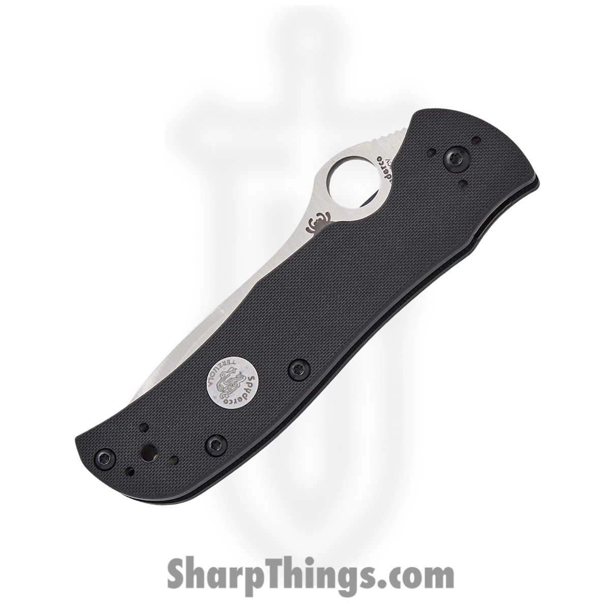 Spyderco - SC55G20CVP - Starmate - Folding Knife - CPM 20CV Satin Modified Clip Point - G10 - Black - Image 3