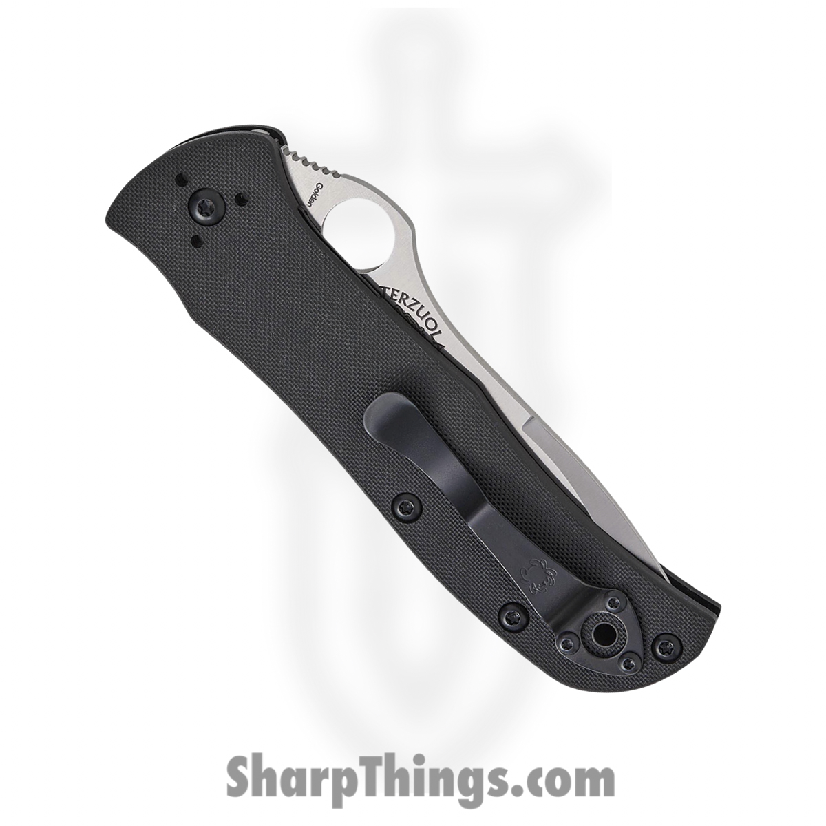 Spyderco - SC55G20CVP - Starmate - Folding Knife - CPM 20CV Satin Modified Clip Point - G10 - Black - Image 4