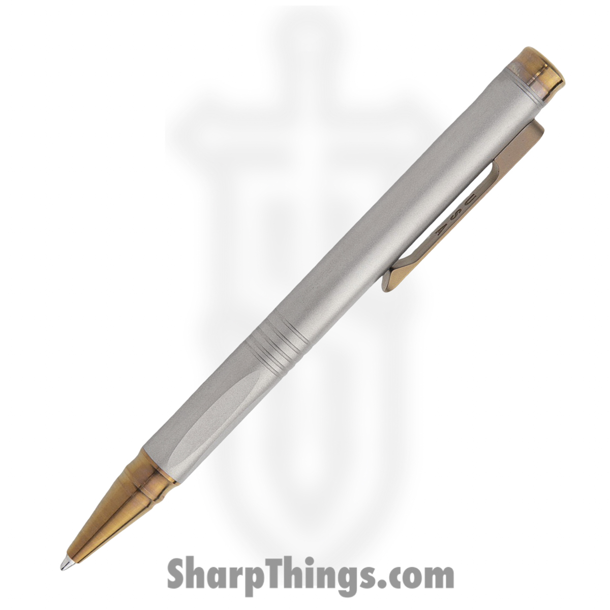 Spartan Blades - SP2BZ - Graphi Pen - Satin - Titanium - Silver Bronze - Image 2