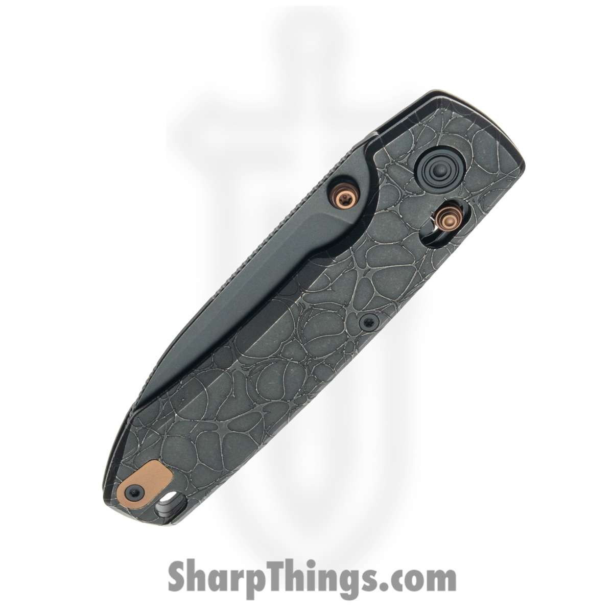 Vosteed - VOSA4509 - Raccoon Slim - Folding Knife - S35VN Coated Drop Point - Titanium - Black - Image 3