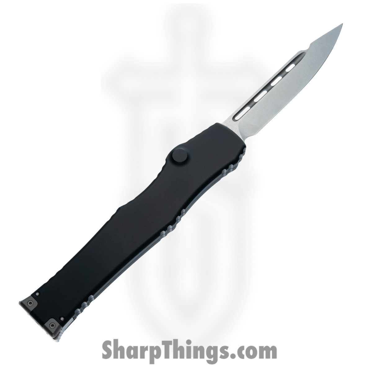 Microtech - 1350-10MS1 - Halo VII Marfione Select - OTF Auto - M390MK Stonewash Clip Point - Aluminum - Black - Image 2