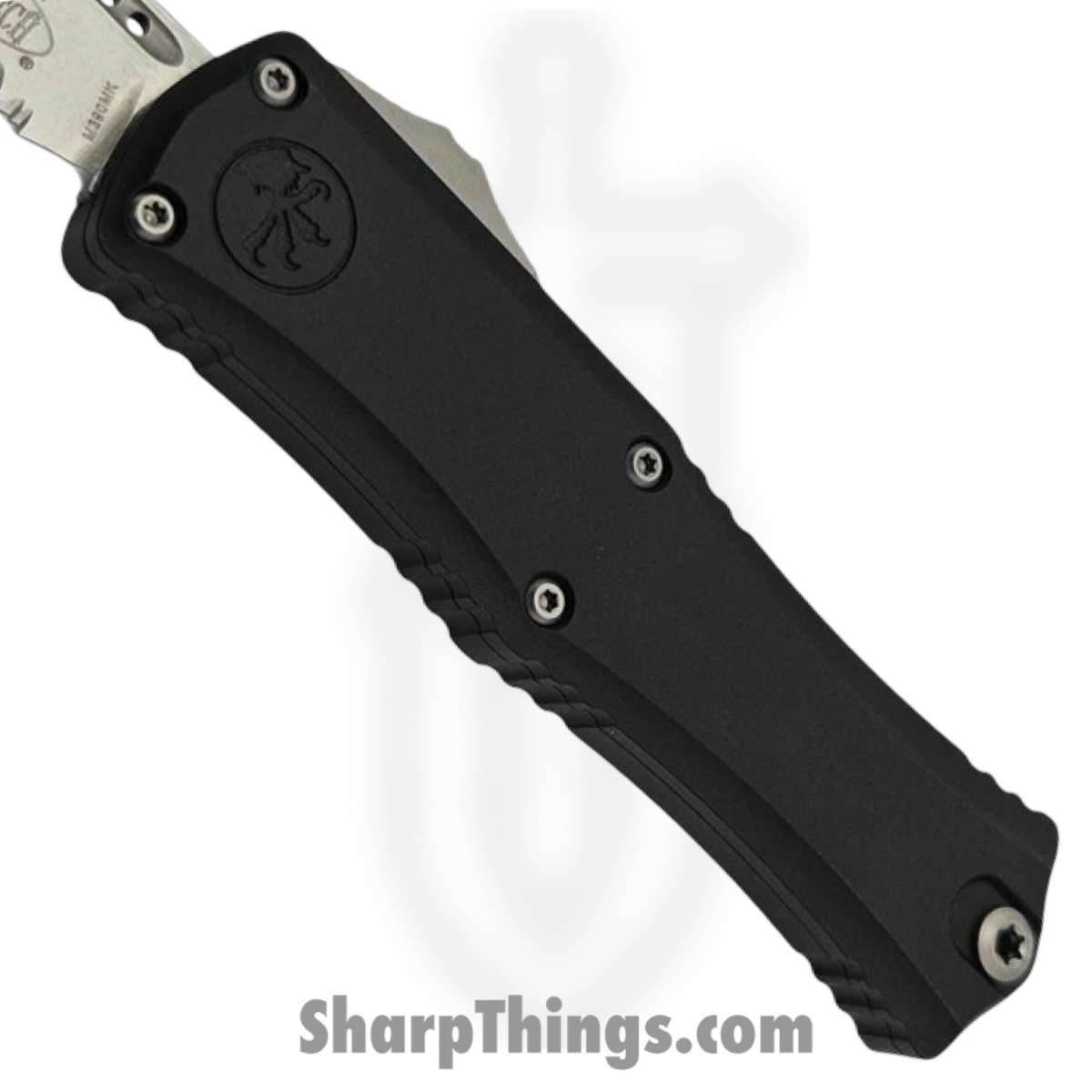 Microtech - MCT1703M11 - Hera II Mini - OTF Auto - M390MK Stonewash Drop Point P/S - Aluminum - Black - Image 3