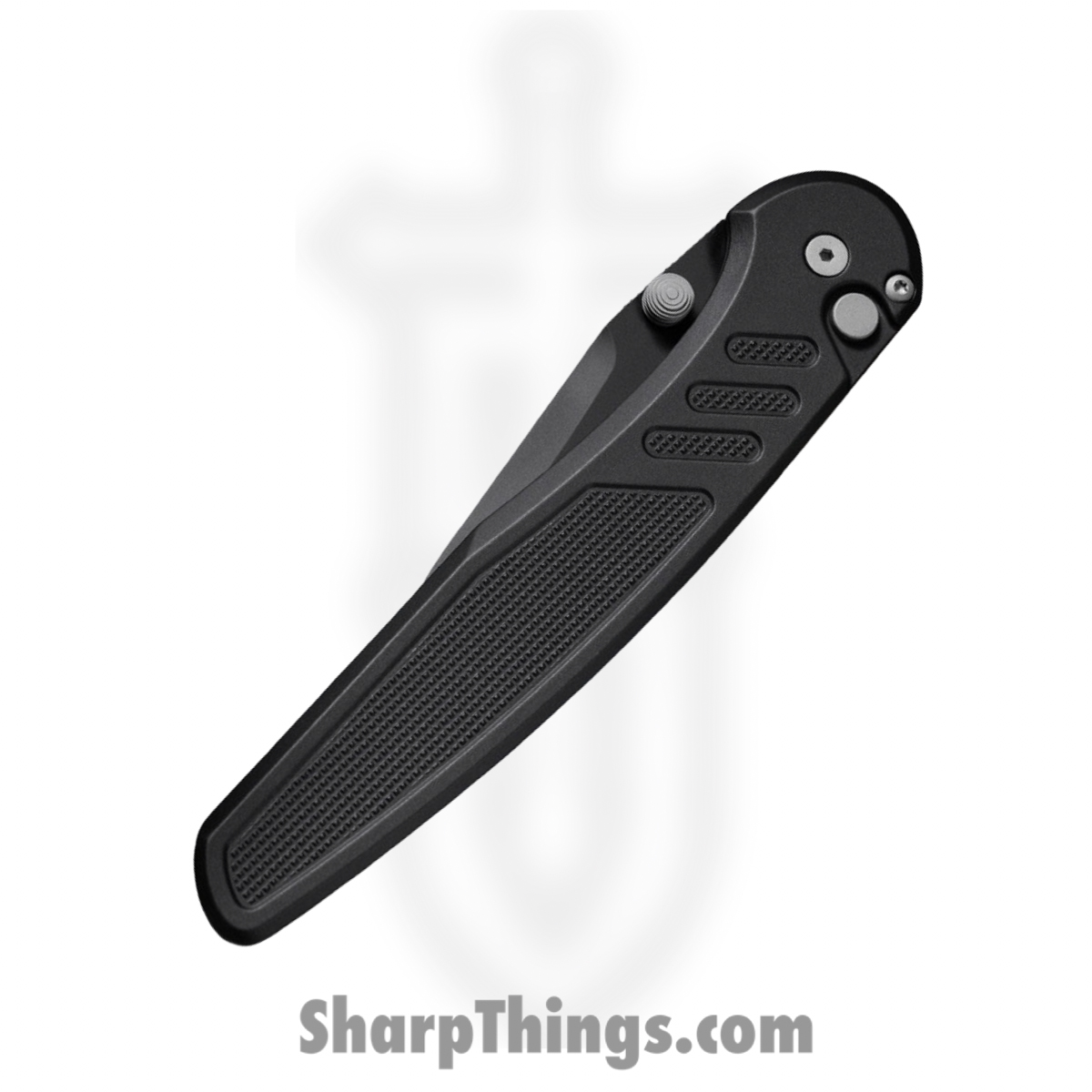 ProTech - PN1103 - Avalon - Folding Knife - CPM MagnaCut Coated Drop Point - Knurled Aluminum - Black - Image 3