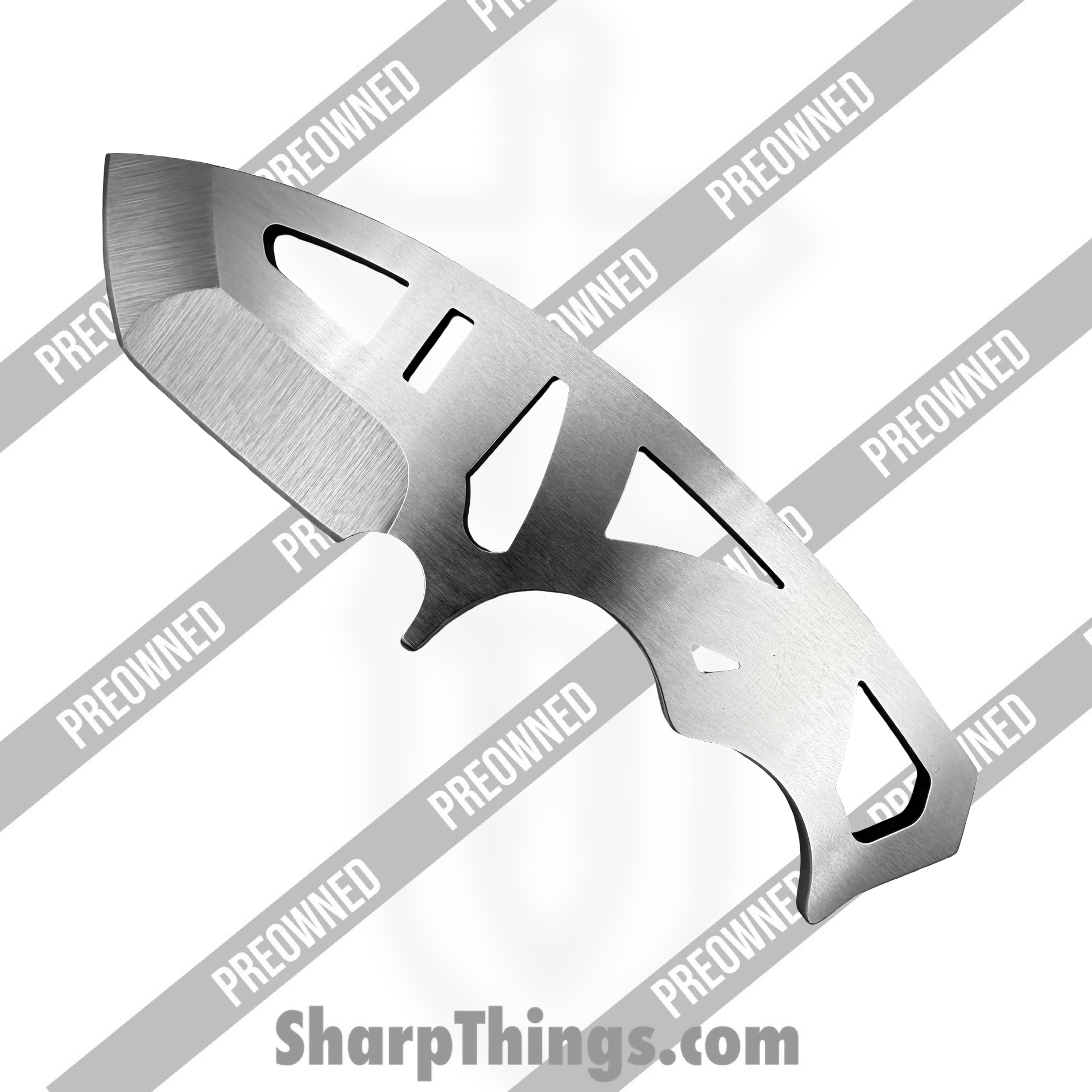 Medford Knife and Tool - POBB-34 - Preowned Praetorian Neck Knife - Fixed Blade Knife - S35VN Satin Tanto - Steel - Satin - Image 2