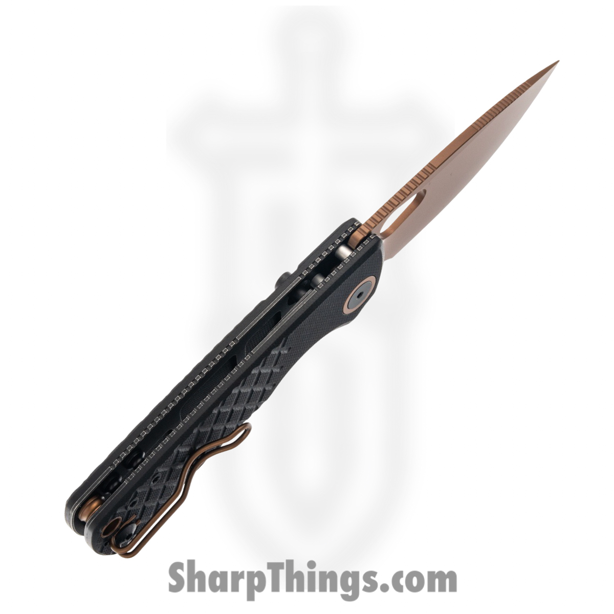 Vosteed - VOSA2622 - Porcupine - Folding Knife - 14C28N Coated Drop Point - G10 - Black - Image 5
