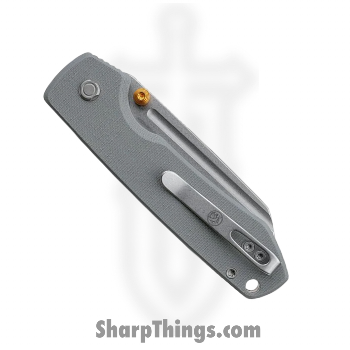 Vosteed - VOSA2930 - Raccoon - Folding Knife - 14C28N Stonewash Modified Sheepsfoot - G10 - Gray - Image 4
